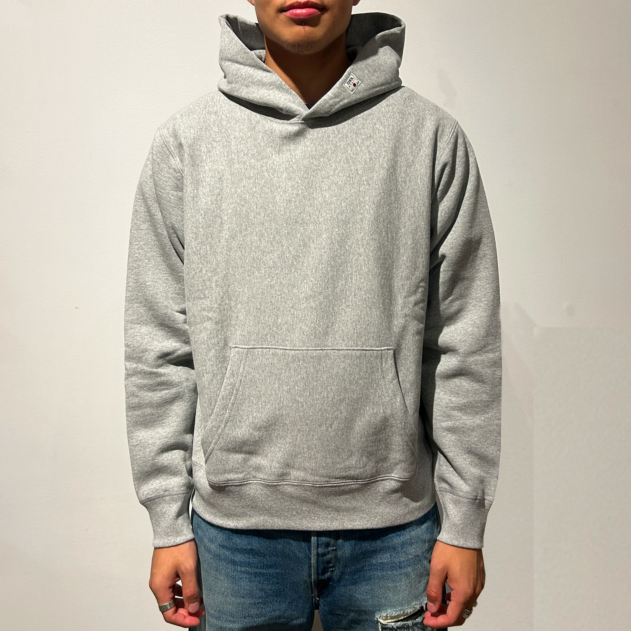 Edwin - GREY RELAXED FIT HOODIE