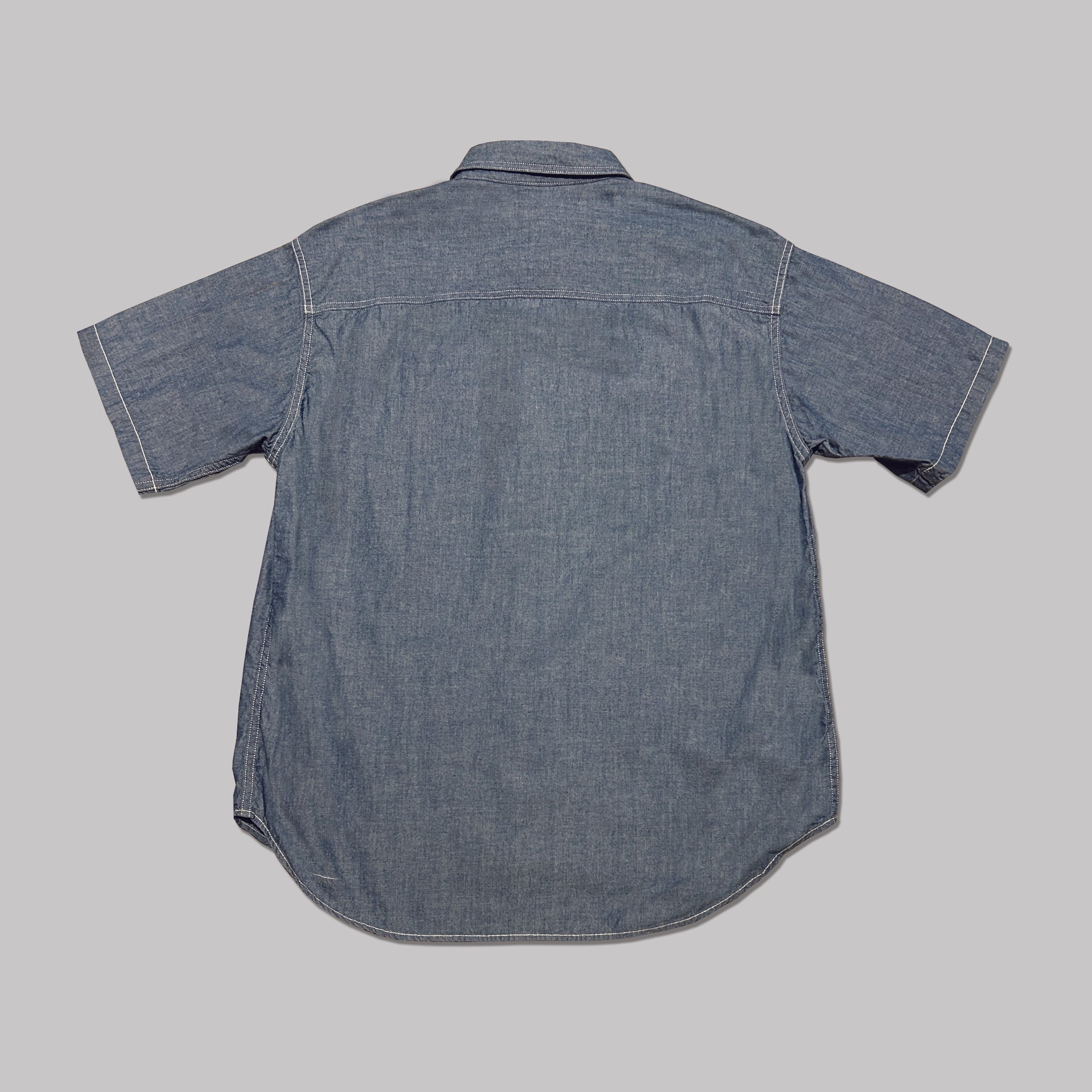 WORK SHIRTS S/S BLUE CHAMBRAY