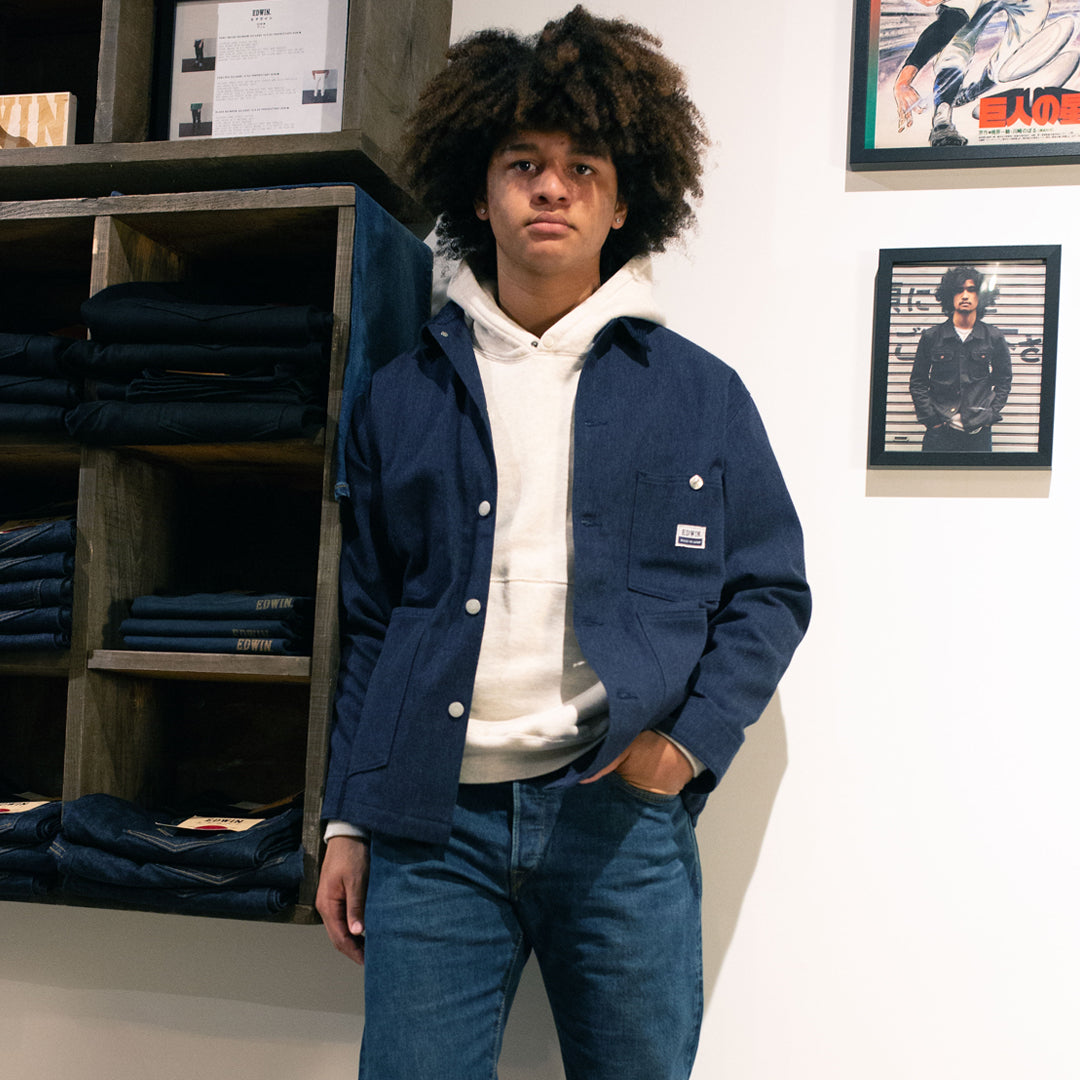 WOOL COVERALL JACKET