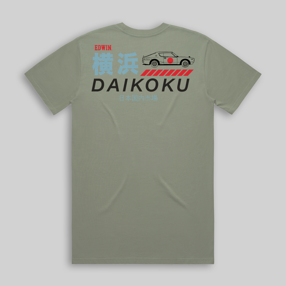 Edwin 100 % Recycled Cotton DAIKOKU Short Sleeve Tee