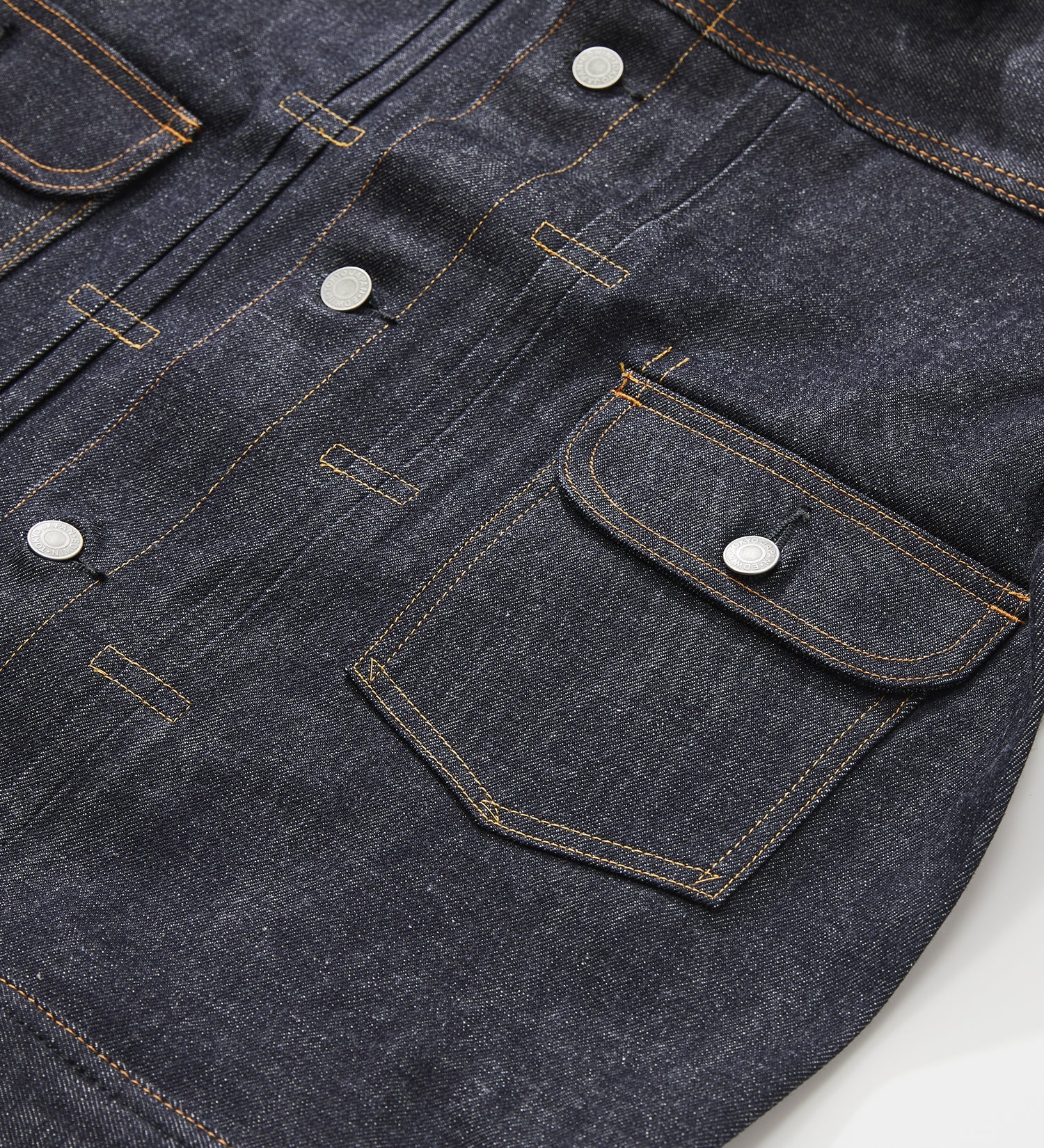 Raw Selvedge Denim Jacket - 13.5 oz