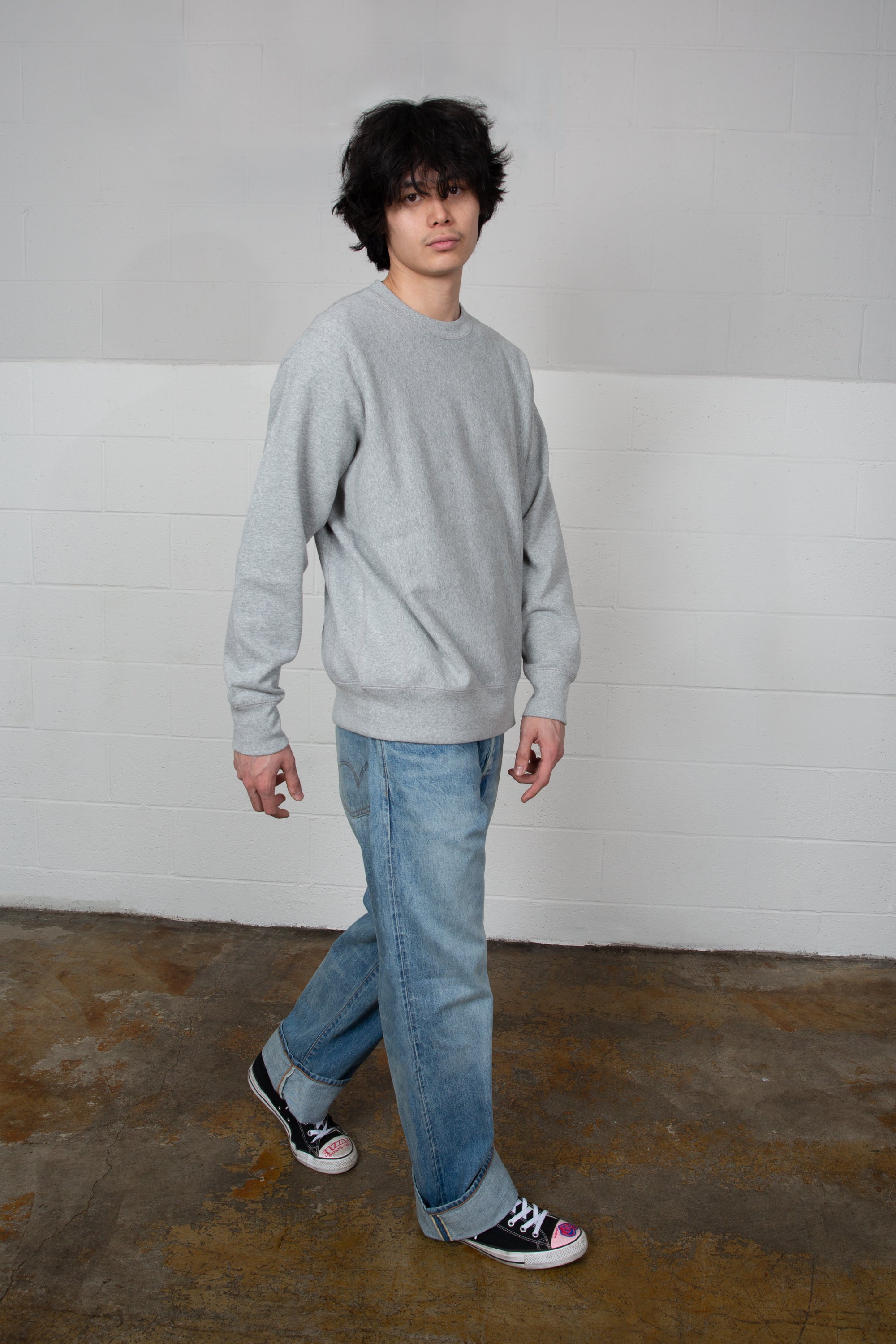 Edwin - CLASSIC CREW - GREY