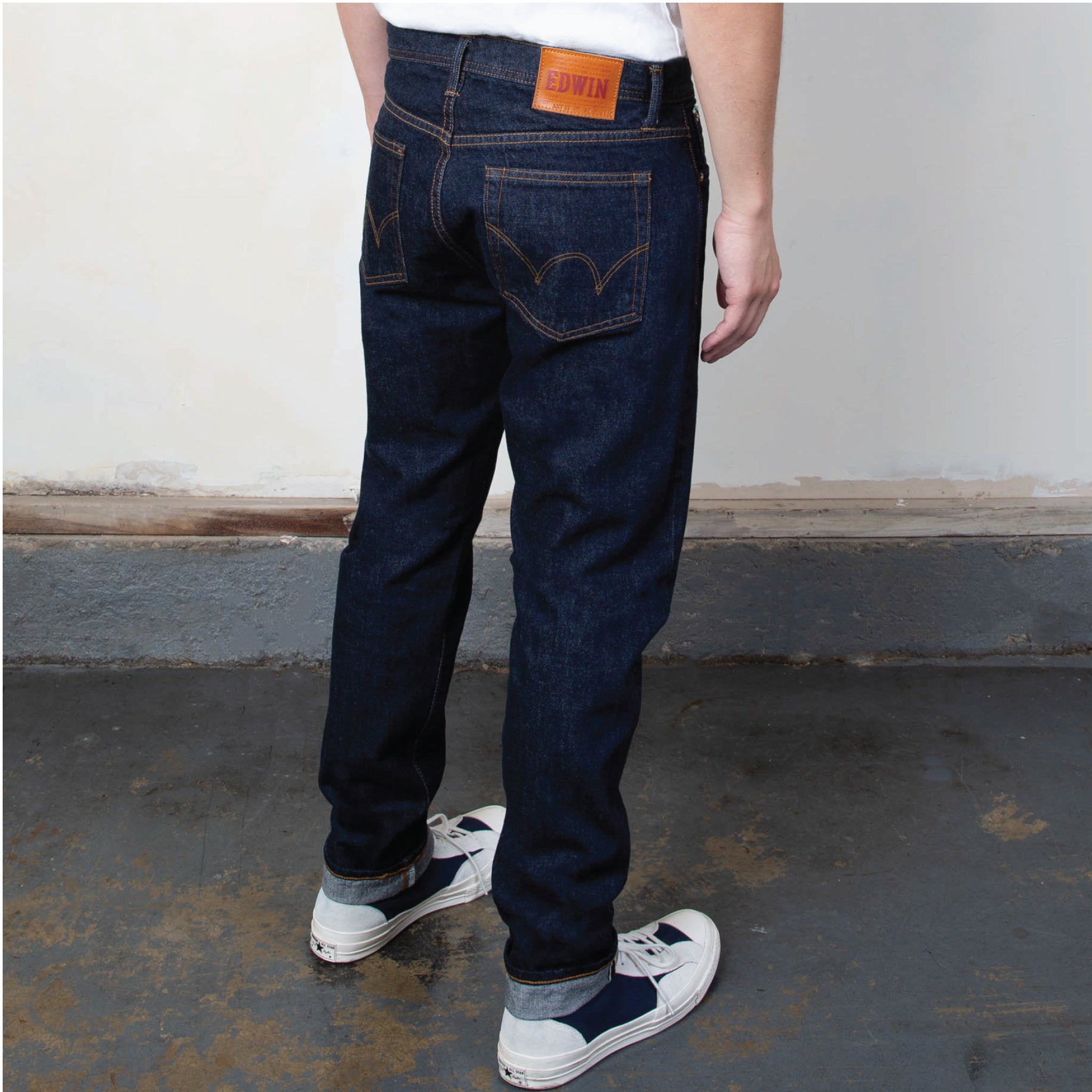 Edwin Japan Selvage Denim Akita Taper Wet