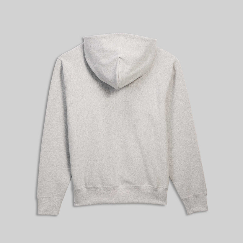 GREY RELAXED FIT HOODIE