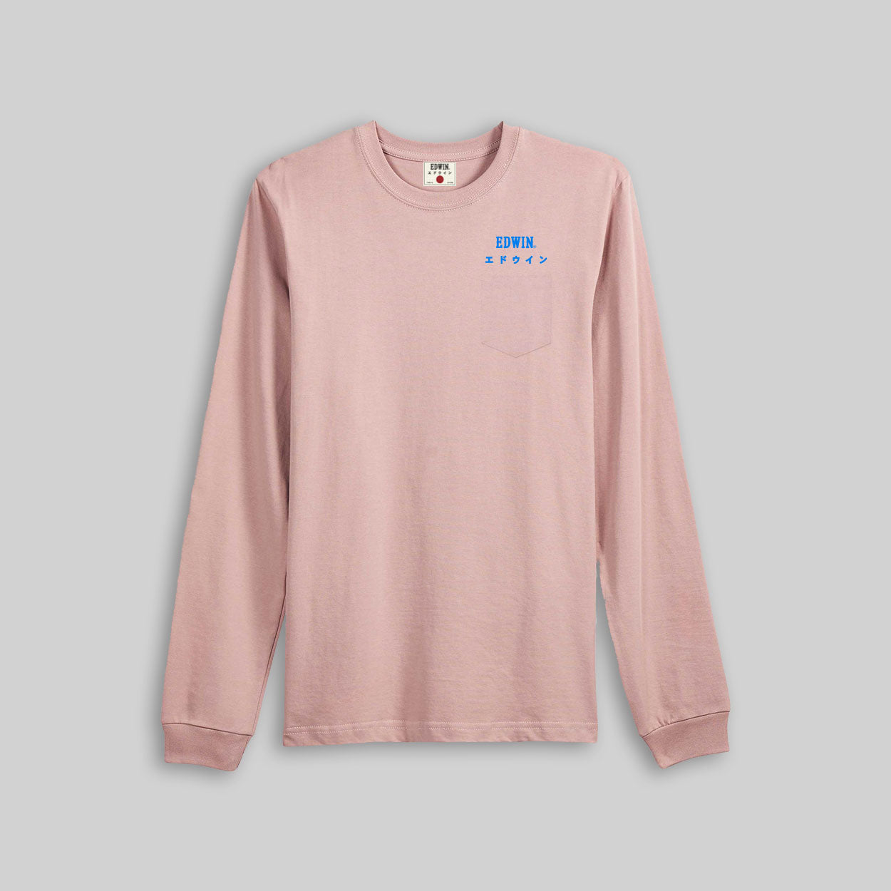 Edwin 16S 100 % Organic Cotton Long Sleeve Pocket Tee