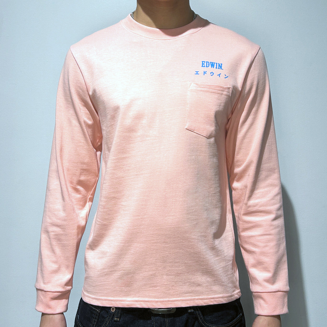 Edwin 16S 100 % Organic Cotton Long Sleeve Pocket Tee