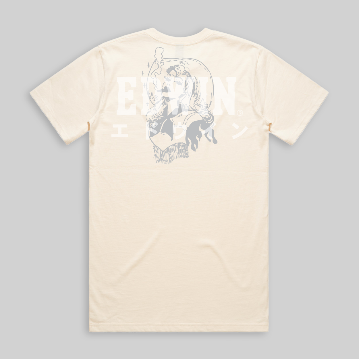 Edwin 100 % Recycled Cotton SMOKING GIRL Short Sleeve Tee