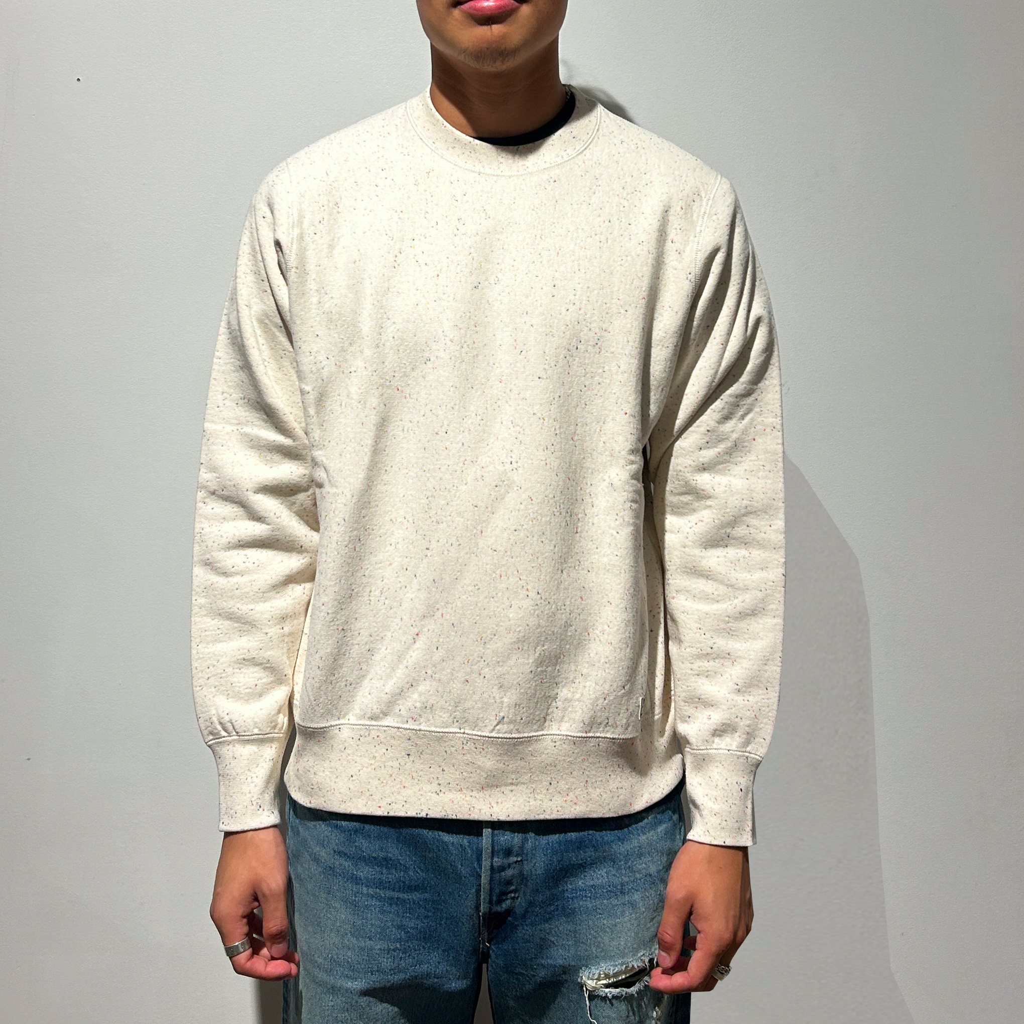 Edwin - CLASSIC CREW - NATURAL SPECKLE