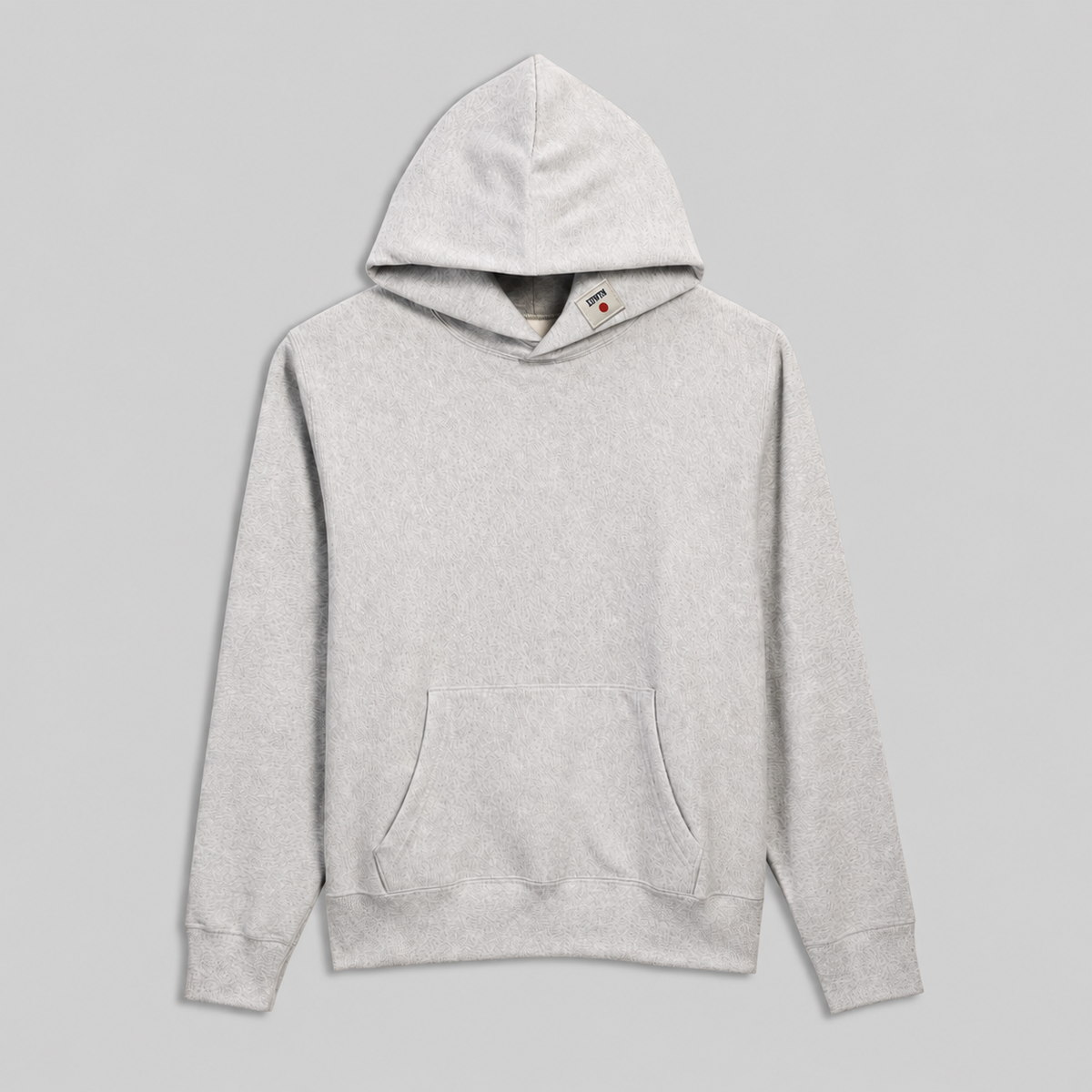 GREY RELAXED FIT HOODIE